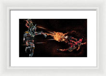 Load image into Gallery viewer, Bobba Fett Vs. Deadpool - Framed Print
