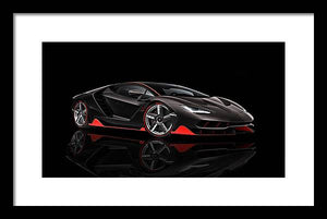 Lamborghini Centenario - Framed Print