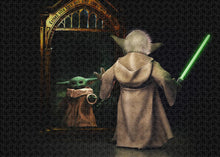 Load image into Gallery viewer, Yoda, Baby Yoda Vs. Harry Potter - Puzzle

